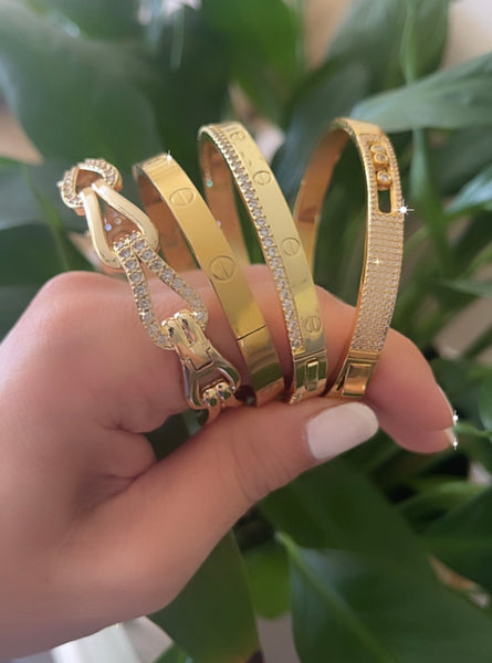 Luxury 18K Gold Plated Bangles