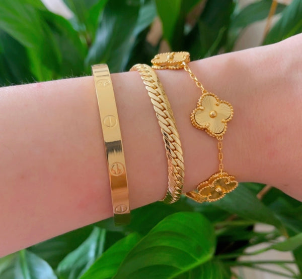 Luxury 18K Gold Plated Designer Bracelet