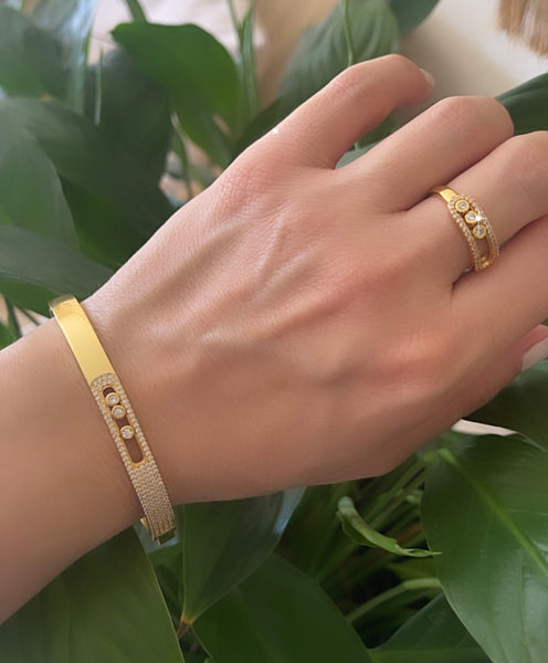 Luxury 18K Gold Plated Designer Bracelet