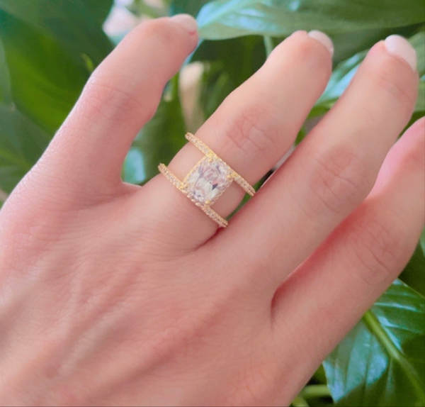 Luxury 18K Gold Plated Ring