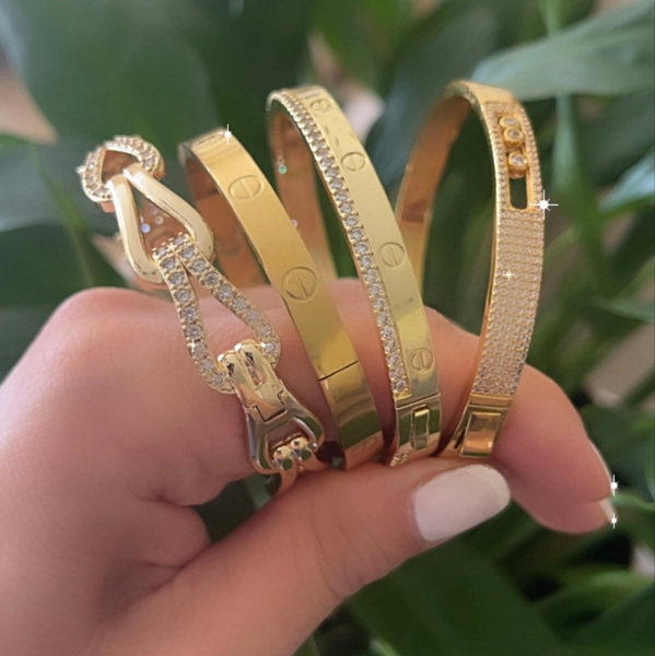Luxury 18K Gold Plated Designer Bracelet