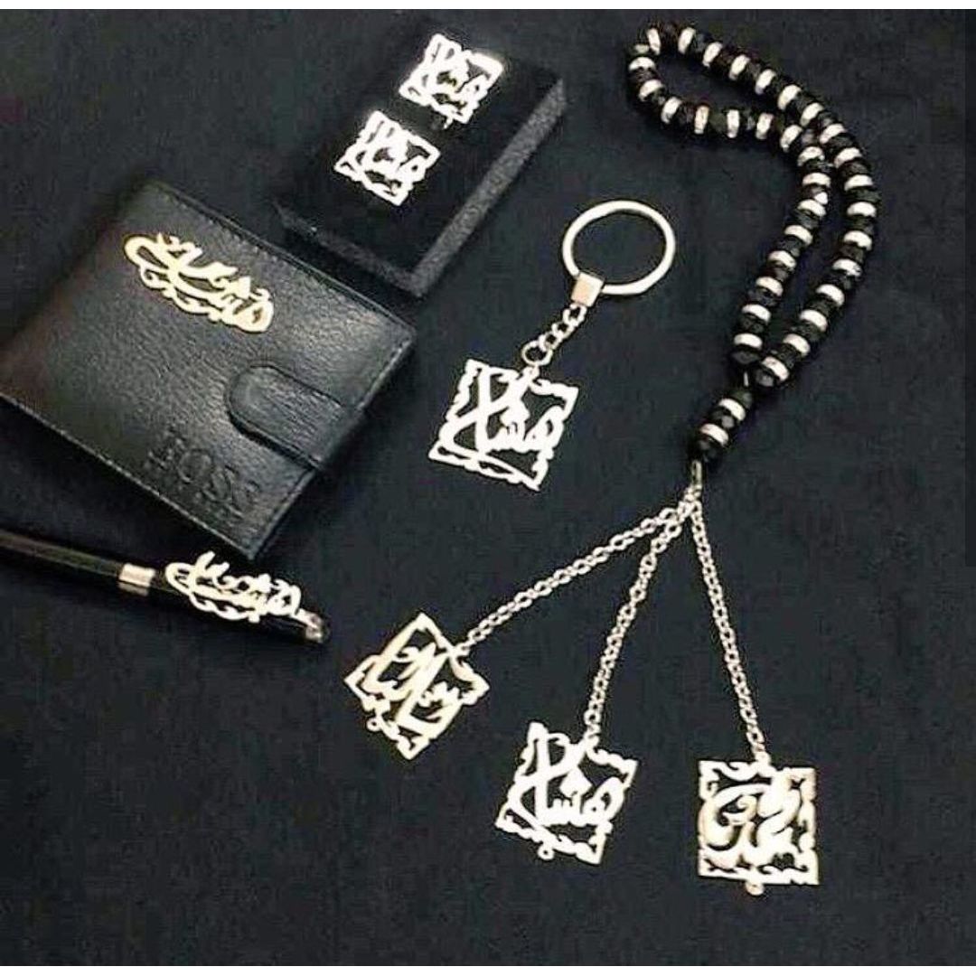 Luxury Customized Gold Plated 21K 5 Pieces Set