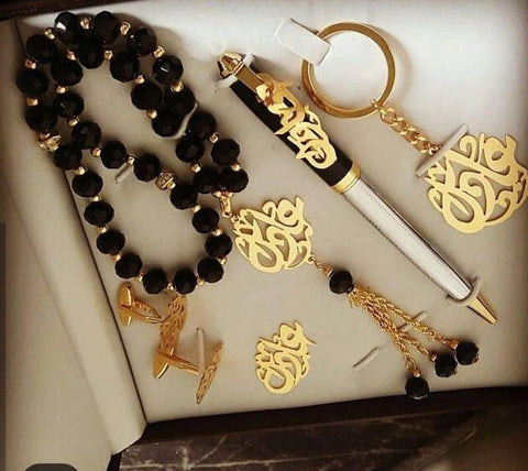 Customized Gold Plated 4 Pieces Men Set