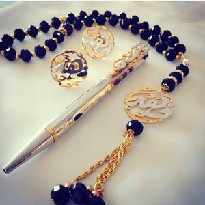 Luxury Fancy Customized 21K Gold Plated 3 Pieces Name Men Set