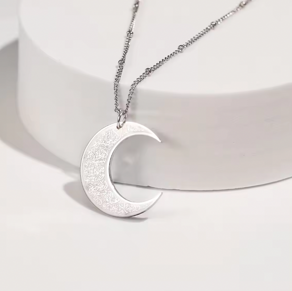 Moon Stainless Steel Necklace