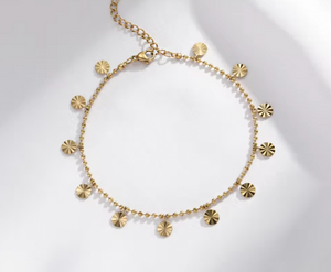 High Quality 18K Gold Plated Anklet