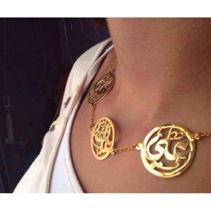 Family Name Gold Plated 21K Necklace