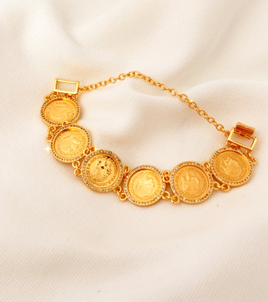High Quality Coin Chain Bracelet