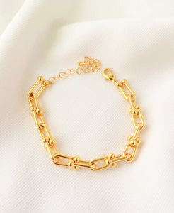 Designer Brand 18K Gold Plated Bracelet