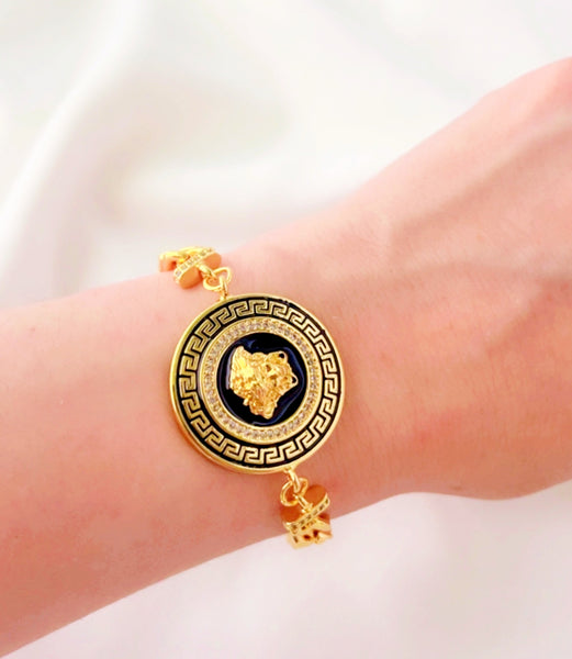 Luxury 18K Gold Plated Turkish Coin Bracelet