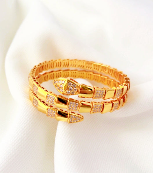 High Quality Snake Chain Wrap Bangle