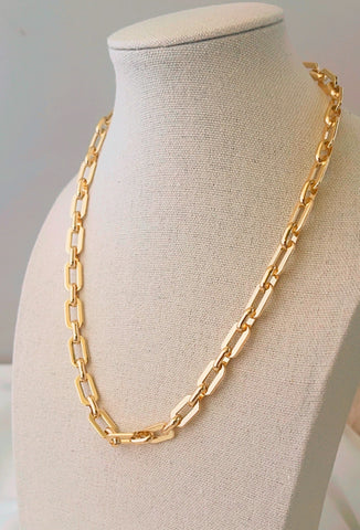 High Quality 18K Gold Plated Chain Necklace