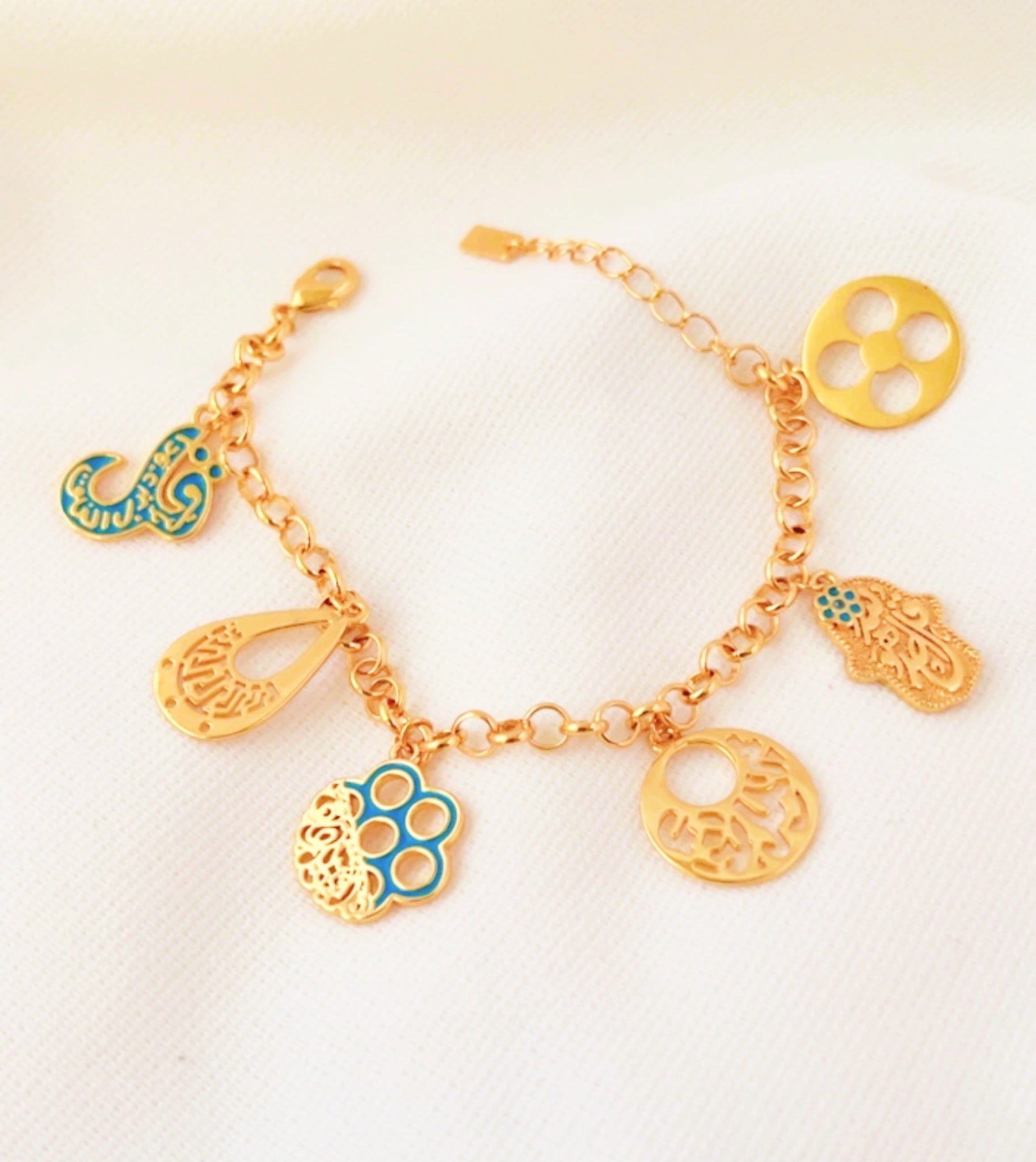 Luxury 21K Gold Plated Chain Bracelet