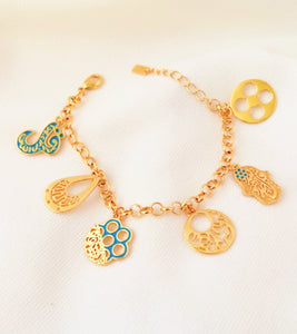 Luxury 21K Gold Plated Chain Bracelet